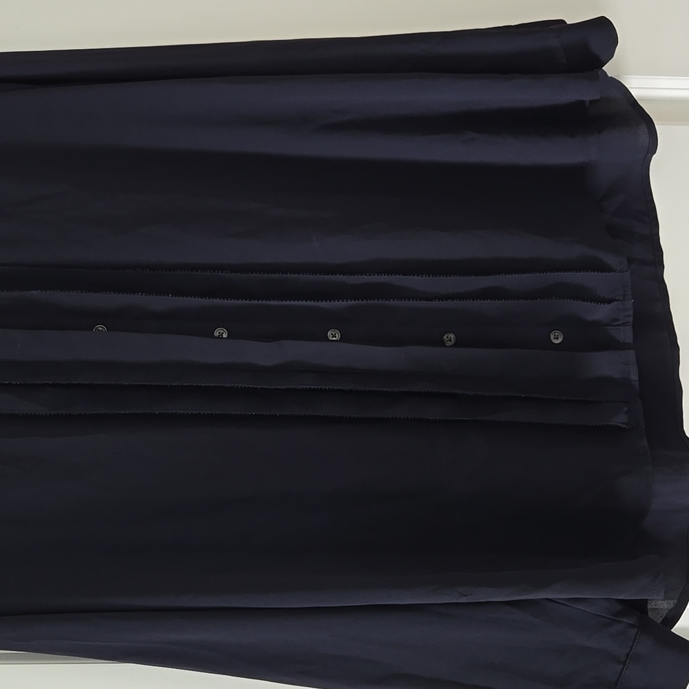Chiffon Button Down Blouse - Picture 3 of 5